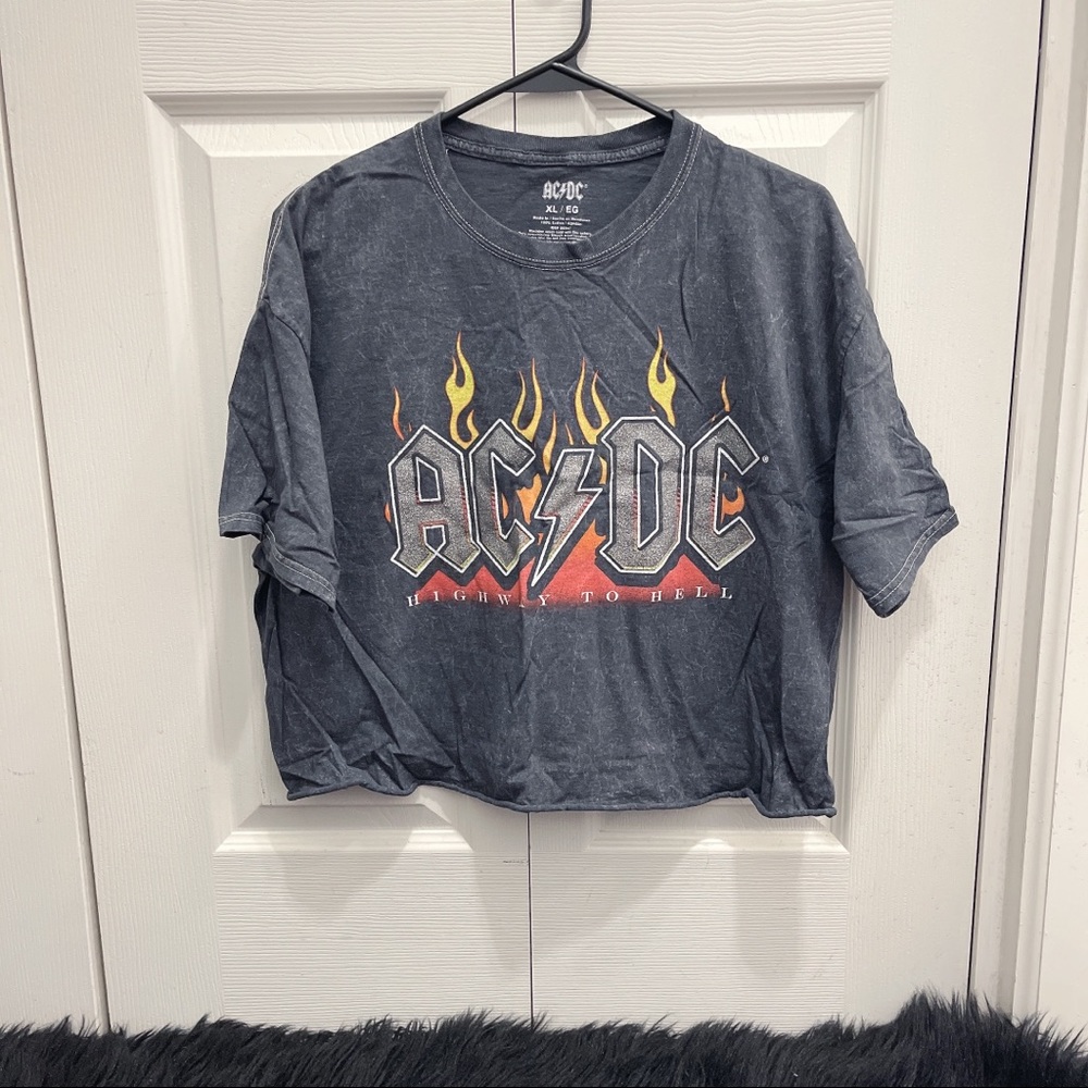 XL | AC/DC Highway to Hell Crop Top